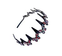 Rhinestone Headbands, Non-Slip Wavy Butterfly Shiny Crystal Headbands