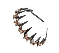 Rhinestone Headbands, Non-Slip Wavy Butterfly Shiny Crystal Headbands