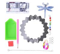 Rhinestone Painting Pendant Beautiful Dragonfly Shape DIY Wind Chimes Pendant for Window Door Car Decoration Gift Christmas Gifts