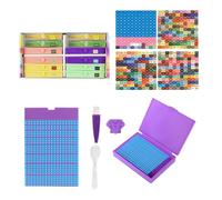 Rhinestone Rangement artistique, accessoires en strass - Boîtes à outils - Plateau organisateur pour adolescents, adultes, bricoleurs