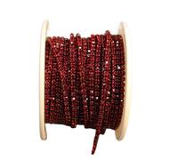 Rhinestones Chain Roll Tassel 3/10Yard Crystal Ribbon Strass Banding Sew On Gold Rhinestone Trim Strip Cup Chains For Needlework(Color 12,3YARD IN BAG_SS16)