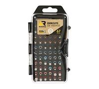 Rhino 22812 Set Tournevis-Coffret vissage Courts 67 pièces avec Porte-Embout magnétique-Chrome Vanadium-Garantie 5 Ans-Cruciformes, Plats, carrés, torx, Allen, Plusieurs Tailles Disponibles