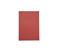 RHINO 8 mm A4 80 Pages seyes + Cahier d'exercices Rouge (Lot de 10)