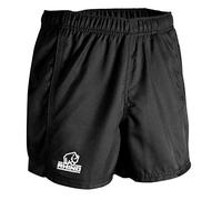 Rhino Short de rugby Auckland SS01 – Mixte – Noir – XXL