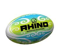 Rhino Ballon de Rugby Barracuda Beach Pro Vert/Bleu/Blanc Taille 2
