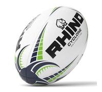 Rhino Cyclone Ballon de Rugby Large Blanc