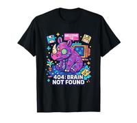 Rhino Brainrot 404 Glitchcore Mème Surréaliste Absurde 2025 T-Shirt