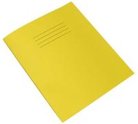 RHINO Cahier d'exercice 48 Pages Jaune Lot de 10