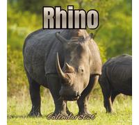 Rhino Calendar 2026: 12 Months Organizer From January to December