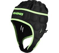 Rhino - Casque de rugby "Senator" pour hommes/femmes unisexe RD1445 (S) (Noir/Vert)