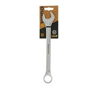 RHINO - Clé Mixte 22 mm, clé de Serrage, clé à Anneau et clé à Fourche combinés - Diamètre 22 mm - Haute qualité - Fabriqué en Acier (Chrome Vanadium) - Garantie à Vie - Plusieurs Tailles Disponibles