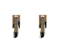 RHINO - Cutter 25mm - Cutter à cran avec manche bi-matière - Cutter à lame sécable avec chargeur - Lame 25 mm - Manche ergonomique - Garantie à vie - Couteau à lame rétractable (Lot de 2)