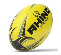 Rhino Ballon de rugby Cyclone junior caoutchouc/polyester jaune Taille 5