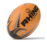 Rhino Cyclone XV Ballon de Rugby d'entraînement Orange Fluo Taille 3