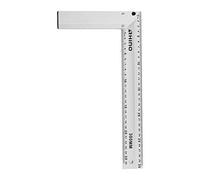 RHINO - Équerre menuisier, équerre charpentier 250 mm/300 mm - Équerre de traçage - Longueur 30 cm - Fabriqué en Aluminium - Haute qualité - Garantie 5 Ans