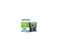 Rhino - Etiquettes Industrielles Polyester Permanent 12mm x 5.5m - Noir sur Transparent