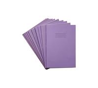 Rhino F12 Lot de 10 cahiers d'exercice 48 pages Violet Format A4