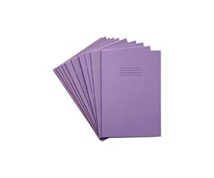 Rhino F12 Lot de 10 cahiers d'exercice 48 pages Violet Format A4