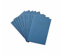RHINO F8 A4 d'exercice 80 Pages Bleu clair Lot de 10