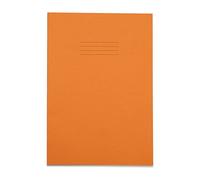 RHINO F8M A4 d'exercice 64 Pages Orange Lot de 10