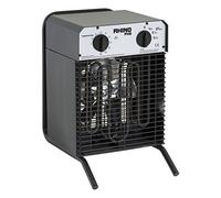 Rhino H02071 FH3 Radiateur soufflant Noir 230 V