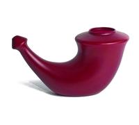 Rhino Horn Neti Pot Rouge, Lavage De Nez Adulte Recommandé Par Les Médecins, Système D'Irrigation Sinusoïdale Pour Congestion