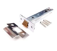 Rhino matériel tubulaire Loquet de porte à mortaise Interne Strike JAB à ressort Catch Bolt Nickel satiné, argent