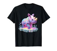 Rhino Mignon Pastel Fantasy Animal T-Shirt