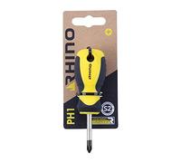 RHINO - Mini Tournevis cruciforme PH1 x 25 mm - Tournevis Pouce cruciforme - Lame Acier S2 - Embout magnétique - Usage Professionnel - Garantie à Vie - Plusieurs Tailles Disponibles