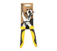 RHINO - Pince perforatrice, pince emporte-pièce, poiçonneuse à positions 220 mm - 6 positions : Ø 2.5 à 5 mm - Pour cuir, ceinture, bracelets etc… - Longueur 220 mm - Garantie 5 ans