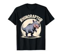 Rhino Raptor Funny Rhinoceros Dinosaur Rhinocéros Lover T-Shirt