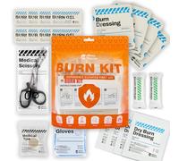 RHINO RESCUE Kit de Protection Contre les Brûlures, Spécialement Conçu pour le Traitement des Brûlures, des échaudures et des Coups de Soleil, pour la Maison, le Bureau, le Camping