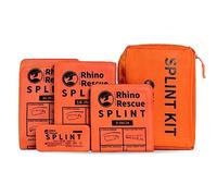 RHINO RESCUE Kit de Splints, Kit de Survie Réutilisable Pour Les Premiers Secours Médicaux sur Le Terrain Tactique, Comprenant 4 Tailles de Splints
