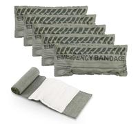 RHINO RESCUE Pansement israélien de 6" - Association israélienne - Pansement sous pression - Pour plaies médicales - Fermeture stérile - Boîtes de pansement médical avec IFAK (5 PCS)