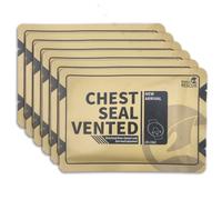 RHINO RESCUE Vent Chest Seal, occlusifs blessure à la poitrine pansements d’urgence pour traumatismes, trousses de premiers soins stériles