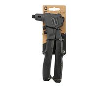 RHINO - Riveteuse, Pince à riveter, Pince riveter en aluminium, Pistolet à riveter manuel - 4 Buses fournies : Ø 2 / 4-3 / 2-4 / 0-4 / 8 mm - Manche ergonomique, haute qualité - Garantie 5 ans