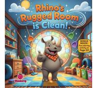 Rhino’s Rugged Room Is Clean!: A Fun Rhyming Picture Book About Cleaning Up, Small Steps, and Big Wins