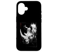 Rhino Safari Motif Amoureux des Animaux africains Coque pour iPhone 16