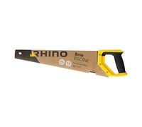 RHINO - Scie égoîne à Main pour Coupe Bois, Revêtement PTFE Anti-Friction-Denture Universelle trempée 11 Dents/Pouce-Longueur, 500 mm