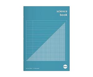 Rhino Stationery Science Book | A4 | 64 Page | 8mm Lined With Margin & 1:5:10 Graph Paper On Alternate Pages | Green | Learning Resources | School Books | Pack of 1