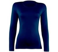 Rhino - T-shirt base layer à manches longues - Femme (FR 42) (Bleu marine) - UTRW2829 Bleu Marine G