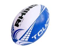 Rhino Ballon de rugby Touch My:5 Multicolore Bleu