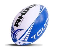Rhino Ballon de rugby Touch My:5 Multicolore Bleu