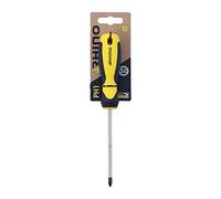 RHINO - Tournevis cruciforme PH1 x 100 mm - Lame Acier S2 - Manche Ergonomique - Embout magnétique - Usage Professionnel - Garantie à Vie - Plusieurs Tailles Disponibles