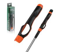 Rhino Valley Correcteur de Grip Golf - Aide d’Entraînement pour Swing, Accessoire pour Prise Correcte et Position des Mains, Compatible avec Clubs Standards, Idéal Débutants et Pros, Orange