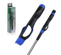 Rhino Valley Correcteur de Grip Golf - Aide d’Entraînement pour Swing, Accessoire pour Prise Correcte et Position des Mains, Compatible avec Clubs Standards, Idéal Débutants et Pros, Bleu et Noir