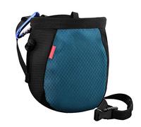 Rhino Valley Sac de Craie, Sac à Magnésie d'escalade avec la Ceinture Réglable pour l'escalade, la Gymnastique, Le Levage de Poids - Noir&Royal Bleu