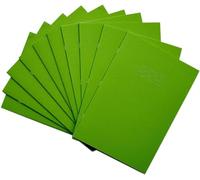 RHINO vierge 15 mm Cahier ligné Vert clair (Lot de 10)