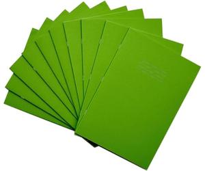RHINO vierge 15 mm Cahier ligné Vert clair (Lot de 10)