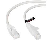 rhinocables Câble CAT 5E Ethernet RJ45 FTP UTP RJ45 Haut Débit Réseau Internet catégorie 5 à grande vitesse plomb Routeur PC Modem Consoles TV Box (3m, Blanc)
